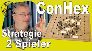 ConHex  ein wunderbares Strategiespiel für 2 Personen [upl. by Nnylecyoj]