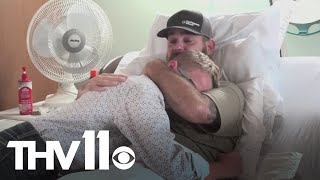 Hes my hero  Father amp son reunite after dramatic lifesaving rescue [upl. by Leitnahs]