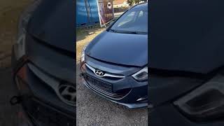 Hyundai I40 automobile damaged [upl. by Eidarb]