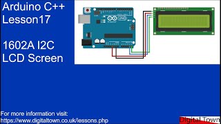 115 Arduino C Lesson 17 1602A I2C LCD screen and String padding [upl. by Adnawad]