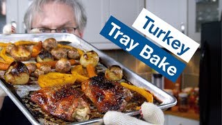 🔵 Glens Easiest Turkey Dinner  Tray Bake Turkey [upl. by Adnohsal188]