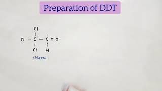 preparation of DDT Reaction of chloral with chlorobenzene [upl. by Guria429]