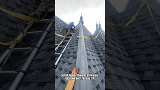 Install Technonicol Roofing Shingles in Vietnam tansonstp technonicol roofingshingles [upl. by Hanako726]