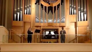 Lux et Lapis for two trumpets and organ by Kevin McKee [upl. by Aveer]