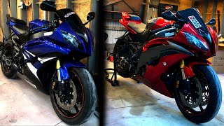 Building my DREAM BIKE in 20 minutes Yamaha YZFR6 [upl. by Albert]