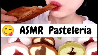 PASTELERÍA ASMR  Pasteles Coreanos con MIEL FRESA Y CHOCOLATE  Mukbang [upl. by Nivad74]