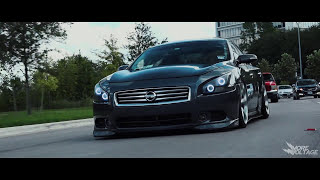 Bagged Nissan Maxima A35  MORE VOLTAGE FILMS 1 [upl. by Elrak]