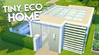 TINY ECO HOME  The Sims 4 Speed Build [upl. by Hamlet]