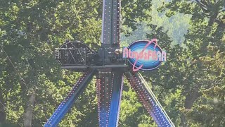 Oaks Park reopens AtmosFEAR ride after malfunction [upl. by Tennes932]