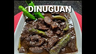 PORK DINUGUAN  TIDTAD  LUTONG CAPAMPANGAN [upl. by Ahsenauj]