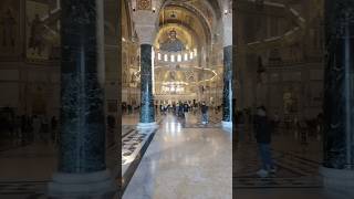 Elevation of the Holy Cross at the Saint Savas temple in Belgrade Serbia [upl. by Whitman]