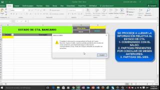 CONCILIACIÓN BANCARIA EN EXCEL [upl. by Esta775]