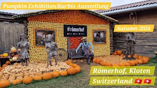 Pumpkin Exhibition  Römerhof  Kloten  Switzerland  Kurbis Ausstellung  Autumn 2024  b2clicks [upl. by Pretrice126]