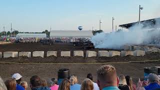 Stock Half Ton Trucks Osage IA Demolition Derby [upl. by Reinhardt791]