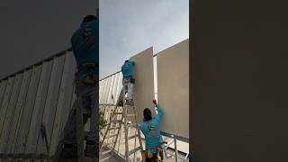 Cómo instalar placas de Fibrocemento para las paredes de un cuarto [upl. by Eugenia]