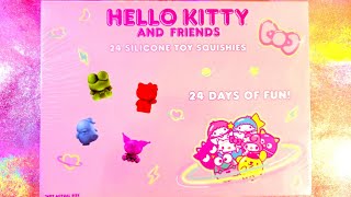 ASMR Hello Kitty Squishies Advent Calendar whispered [upl. by Imotas500]