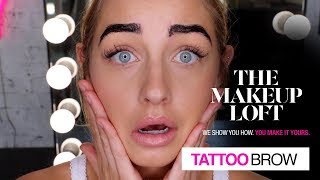 Tattoo Brow Filled Brows for up to 3 days  Sammy Robinson  The Makeup Loft  Maybelline New York [upl. by Tarrsus]