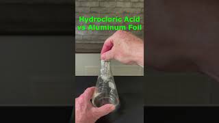 Hydrochloric Acid vs Aluminum Foil A Super Cool Single Replacement Reaction [upl. by Missie]