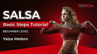 Salsa Tutorial 👉 Basic Side Step 💃 with Yaiza Melero [upl. by Usanis561]