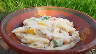 Pasta in White Sauce Recipe  White Sauce Pasta  Mubashir Saddique  Village Food Secrets [upl. by Wendy]