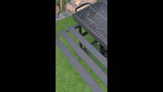 BBQ Charcoal Grill With Three Item Racks [upl. by Daisie]