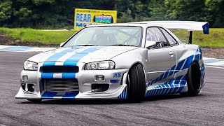 Nissan Skyline R34 Drift Its good for drifting [upl. by Yrrehs970]