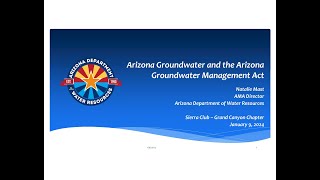 Arizona Groundwater and the Groundwater Management Act [upl. by Acceb404]