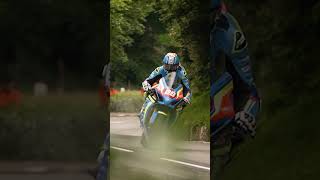 🇮🇲 Manxman Michael Evans flying through Glen Helen 🔥  Isle of Man TT Races TT2024 motorsport [upl. by Raynard]