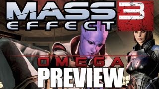 Mass Effect 3 Omega Gameplay Preview  First Female Turian Nyreen  ME3 DLC Omega [upl. by Michaela]