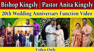 Bishop Kingsly amp Pastor Anita Kingsly 20th Wedding Anniversary Video  Keba A [upl. by Annelg]