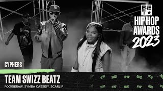 Swizz Beatz Battles For Cypher Title With Foggieraw Symba Cassidy amp Scar Lip  Hip Hop Awards 23 [upl. by Joed]