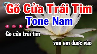 Karaoke Gõ Cửa Trái Tim Tone Nam  Dm  Nhạc Sống 2024  Karaoke Tuấn Cò [upl. by Riggins153]