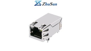 10GBASET RJ45 Integrated Connector Module PoE ethernet connectors RJ45 Solution ZhuSun Jack [upl. by Bej747]