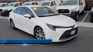 2022 Toyota Corolla Hybrid LE San Jose Santa Clara Fremont San Francisco Oakland [upl. by Kelby84]