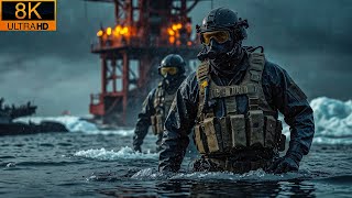 US Navy SEALs｜The Russian Oil Rig Hostage Rescue Operation｜Modern Warfare 2 Remastered｜8K [upl. by Ayad]