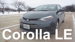 2016 Toyota Corolla LE  Full Rental Car Review and Test Drive [upl. by Ortrud381]