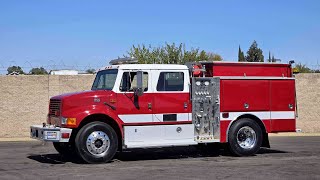 2001 International 4900 Hi Tech Type 3 Fire Pumper For Sale [upl. by Skees]