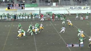 関東大学アメフト入替戦2011 神奈川大学vs明治学院大学 [upl. by Elisabeth899]