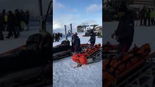 Carabinieri sciatori soccorso sulle piste del Cimone [upl. by Athene]