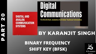 Binary FSKDigital CommunicationBTech 5th SemLec 19 [upl. by Draned]