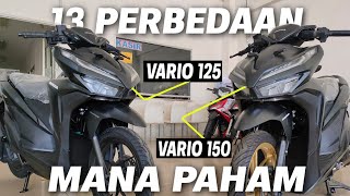 PERBEDAAN VARIO 125 TERBARU 2021 VS VARIO 150 2021 JARANG YANG FAHAM INI [upl. by Nuahsyt]