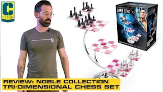 Review Noble Collection TriDimensional Chess Set [upl. by Evy491]