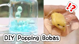 DIY Popping Bobas at home its my birthday today 🥳 sanrio pokemon [upl. by Anera322]