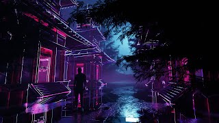 Japanese neon theme temple made in blender shorts blender photography 3danimation 3dart [upl. by Dranyar893]