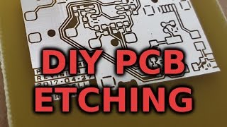 PCB Prototyping Part 1 Etching and Tin Plating Hydrochloric Acid Hydrogen Peroxide Liquid Tin [upl. by Sorenson]