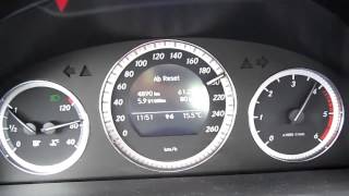 Mercedes C220 CDI W204 170 PS  0 220 km h [upl. by Alisander]