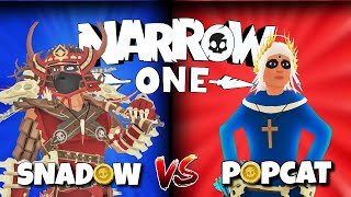 NARROW ONE  Snadow VS Popcat [upl. by Romanas]