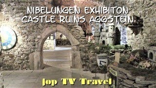 Nibelungen exhibition at the castle ruins Aggstein Lower Austria Austria jop TV Travel [upl. by Ahsikat]