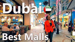 Dubai Top Three Malls Dubai Mall Mall of the Emirates Ibn Battuta Mall Walking Tour 4K🇦🇪 [upl. by Godderd]