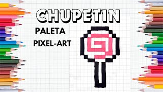 Como Dibujar un Chupetín en Pixel Art  How To Draw a Lollipop pixelart lollipop paletadecolores [upl. by Narret514]